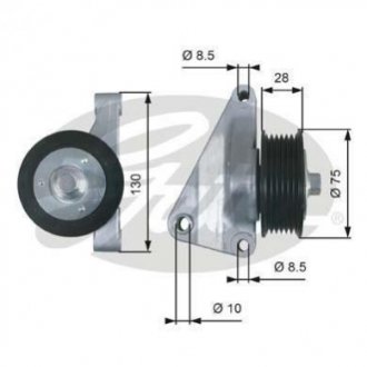 Шків натяжний Mazda 6 Gates t36422