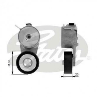 Натяжник ременя генератора Fiat Doblo 1.4 05- Gates t38368