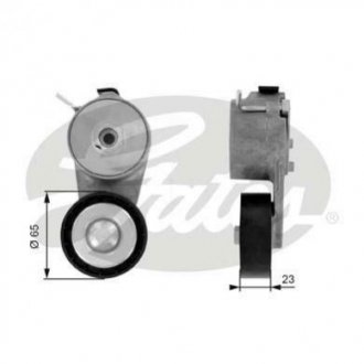 Шкив натяжной Fiat Panda, Doblo, Punto, Grande Punto, Alfa Romeo Mito, Fiat 500, Lancia Musa, Alfa Romeo Giulietta, Opel Combo, Lancia Delta, Ford KA Gates t38368