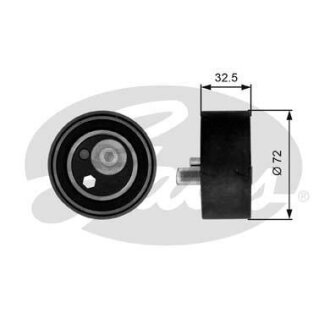 (7786-21131) Натяжний ролик ременя ГРМ POWERGRIP TENSIONER Gates t41082