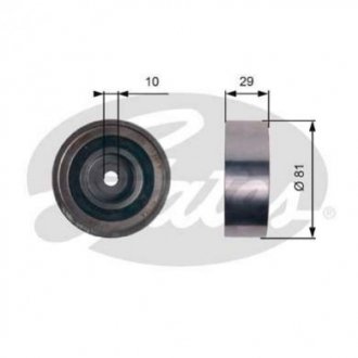 Купить Шкив приводного пояса Volkswagen Passat, Seat Ibiza, Leon, Volkswagen Transporter, Multivan, Golf, Skoda Octavia, Volkswagen Jetta, Skoda Roomster, Superb, Yeti Gates t42305 (фото1) подбор по VIN коду, цена 1464 грн.