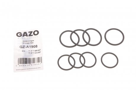 Уплотнительное кольцо свечного колодца BMW 3 (E46/E90)/1 (E87) 01-07 (N46/N42) (Комплект 8шт) GAZO gz-a1908