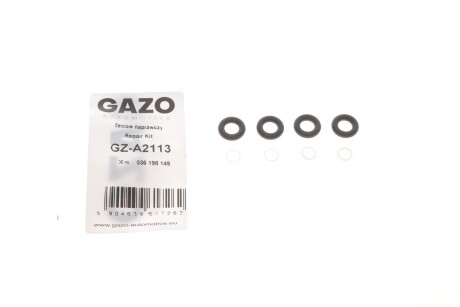 Уплотнительное кольцо форсунки VW Golf/Passat/Touran 1.6FSI 03-08 (+ втулка) (Комплект на 4шт)) GAZO gz-a2113