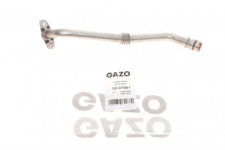Купити Трубка зливу оливи з турбіни Renault Kangoo 1.5dCi 01- Nissan Micra GAZO gz-d1061 (фото1) підбір по VIN коду, ціна 1217 грн.
