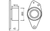 Купить Натяжной ролик Renault Megane, Laguna, Espace, Kangoo, Clio, Scenic, Opel Movano, Renault Master GMB gt50620 (фото4) подбор по VIN коду, цена 531 грн.