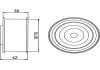 Купить MITSUBISHI Натяжной ролик GALANT 2.0/2.5 V6 92- Mitsubishi Galant GMB gt60170 (фото4) подбор по VIN коду, цена 601 грн.