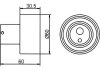 Купить Ролик ремня ГРМ Nissan Maxima, Pathfinder, Infiniti M, QX GMB gt80340 (фото5) подбор по VIN коду, цена 635 грн.