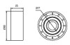 Купить Шкив натяжной Fiat Scudo, Peugeot 206, Citroen Xsara, Berlingo, Peugeot 306, Citroen Jumpy, Peugeot Partner, 307, Fiat Ducato, Peugeot Boxer, Citroen Jumper GMB gta0010 (фото4) подбор по VIN коду, цена 226 грн.