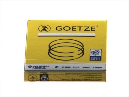 Купити Комплект кілець на поршень Opel Kadett, Ascona, Vectra, Rekord, Omega, Astra GOETZE 08-307200-00 (фото1) підбір по VIN коду, ціна 538 грн.