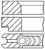 Купить Кольца поршневые Audi A4, A6, Volkswagen Passat, Audi A3, Volkswagen Golf, Audi A8, Volkswagen Touran, Seat Altea, Toledo, Skoda Octavia, Volkswagen Jetta GOETZE 08-438507-00 (фото1) подбор по VIN коду, цена 1059 грн.