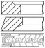 Купить Кольца поршневые Lancia Delta GOETZE 08-786800-00 (фото1) подбор по VIN коду, цена 536 грн.