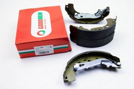 Тормозные колодки зад. Nemo/Bipper 08- (бараб.) Opel Corsa, Fiat Punto, Grande Punto Goodrem rm0141