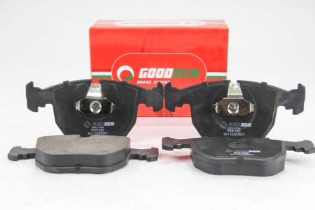 Гальмівні колодки пер. BMW 5(E39)/7(E38) 96-04 (Teves) Goodrem rm1293