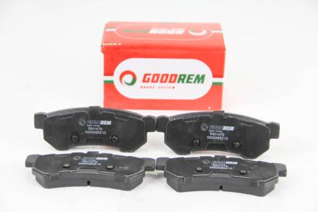 Гальмівні колодки зад. Gentra/Lacetti/Lacetti/Nubira 03- Goodrem rm1479