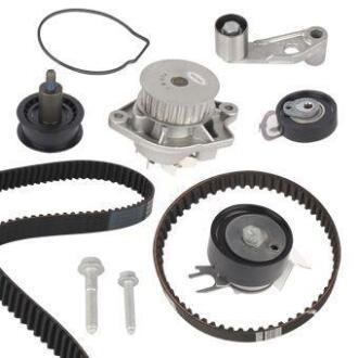 Комплект ГРМ + помпа Skoda Fabia/Octavia 00-13/VW Caddy/Golf/Polo 1.4 16V 99-08 (20x130z/17x58z) (PA674) GRAF kp674-1