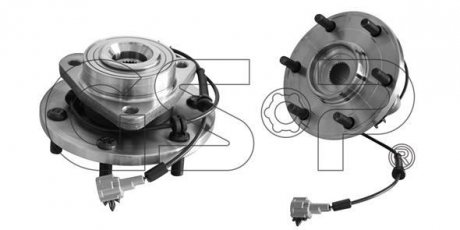 Купить Ступица колеса GSP 9329017 (фото1) подбор по VIN коду, цена 2637 грн.
