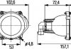 Купить Фара основная HB3 12V с лампой накаливания лев./прав. HELLA 1BL 998 570-001 (фото2) подбор по VIN коду, цена 3150 грн.