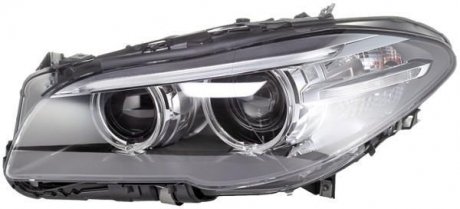 BMW Фара основна Bi-Xenon з мотором, без ламп, без предвкл. D1S PY24W..5 F10 07/13- HELLA 1EL 011 087-711