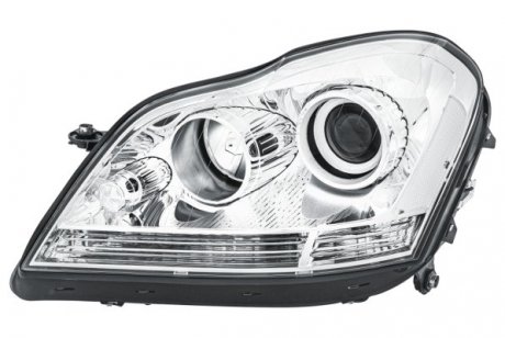 Купити DB Фара основная галоген с лампами H7/H7 PY21W W5W WY5W лів.GL X164 06- Mercedes GL-Class HELLA 1EL 263 400-011 (фото1) підбір по VIN коду, ціна 14337 грн.