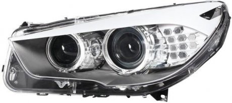 BMW Фара основная Bi-Xenon с мотором, без газоразр. лампы, без предвкл. прибора, D1S/H7 PY24W с дневн..5 Gran Turismo F07 09- HELLA 1ZS 010 130-611