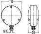 Купить Лампа сигналу повороту переднього Лів/Прав (P21W, з патроном лампочки) IVECO MK, P/PA-HAUBENFAHRZEUGE 01.83-12.93 HELLA 2BA003022021 (фото2) подбор по VIN коду, цена 1516 грн.