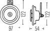 Купить Сигнал HELLA 3AL002952811 (фото2) подбор по VIN коду, цена 683 грн.