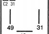 Купити Реле вказівників повороту 2+1(6)x21W EP Вт, 12 В BMW E21, E30, E12, E28, E23, E32, Ford Fiesta, Escort, Opel Corsa, Kadett, Ascona, Ford Orion, Sierra HELLA 4DM 005 698-021 (фото3) підбір по VIN коду, ціна 1208 грн.