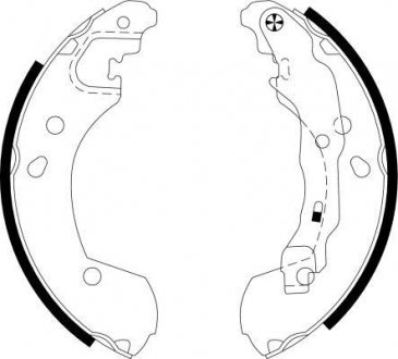 Купить Тормозные кол. задн. Nissan Note 1.4 1.6 Renault Clio Renault Clio, Nissan Note, Micra, Tiida HELLA 8DB 355 002-801 (фото1) подбор по VIN коду, цена 1247 грн.