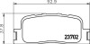 Купить Тормозные колодки задние Toyota Camry 01-06 (akebono) (93x38x16) Chery Eastar, Amulet, Nissan Leaf, Toyota Camry, Highlander, Lexus ES HELLA 8DB355011-001 (фото5) подбор по VIN коду, цена 1242 грн.