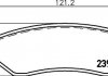 Купить Тормозные колодки зад. Evanda 02- Chevrolet Evanda HELLA 8DB355011-671 (фото2) подбор по VIN коду, цена 959 грн.