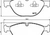 Купить Тормозные колодки дисковые перед. BMW X5 E70, F15 X6 E71, F16 07- BMW X5, X6 HELLA 8DB 355 012-661 (фото2) подбор по VIN коду, цена 2496 грн.