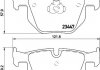 Купити Гальмівні колодки зад. BMW X5/X6 08- BMW X5, X6 HELLA 8DB355013-941 (фото2) підбір по VIN коду, ціна 1485 грн.