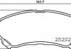 Купить Тормозные колодки перед X-Trail/Juke 07- Nissan X-Trail, Qashqai, Juke HELLA 8DB355015-911 (фото2) подбор по VIN коду, цена 2026 грн.