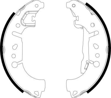 Купить FIAT гальм. колодки задн. 500/Tipo/Fiorino 07- Fiat 500, Tipo HELLA 8DB 355 022-271 (фото1) подбор по VIN коду, цена 1747 грн.