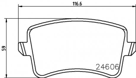 ТОРМОЗНЫЕ КОЛОДКИ HELLA 8DB355025391