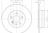 Купить Диск тормозной DB W140 S-klasa 93-99 задний. Mercedes W140 HELLA 8DD 355 102-721 (фото1) подбор по VIN коду, цена 1563 грн.