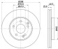 Купити Диск гальмівний передний MB C (W202), CLK (C208), E (W210), SLK (R170, R171) 1.6-3.0D 05.93-06.11 Mercedes W202, W210, S202, S210, S203, CLK-Class, W203 HELLA 8DD 355 107-481 (фото1) підбір по VIN коду, ціна 1992 грн.