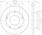 Купить Диск тормозной перед. Ford Mondeo/Galaxy /S-Max 1.6-2.5 07- Ford Transit HELLA 8DD 355 113-811 (фото2) подбор по VIN коду, цена 1973 грн.