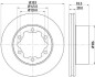 Купить Тормозной диск зад. Sprinter/Crafter 06- (1.8-3.5t) 303mm Mercedes W906, Volkswagen Crafter, Mercedes Sprinter, V-Class, T1/T2, W907, W910 HELLA 8DD355118-061 (фото1) подбор по VIN коду, цена 2649 грн.