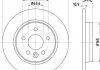 Купити Диск гальмівний з покриттям PRO; задн. Volvo C30, C70, S40, V50, Ford Focus, C-Max, Volvo V40 HELLA 8DD355119501 (фото1) підбір по VIN коду, ціна 1364 грн.