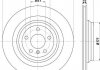 Купити Диск гальмівний зад. (330mmx22mm) MERCEDES GLE W166 15- ML W166 11- HELLA 8DD 355 122-561 (фото1) підбір по VIN коду, ціна 2891 грн.