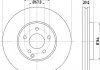 Купить Диск тормозной PRO High Carbon; передняя. Mercedes W211, S211 HELLA 8DD355128641 (фото1) подбор по VIN коду, цена 2312 грн.