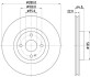 Купити PRO HIGH CARBON MAZDA Гальмівний диск передн. MX-5 15-, FIAT 124 Spider HELLA 8DD 355 131-921 (фото1) підбір по VIN коду, ціна 2174 грн.