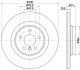 Купити PRO BMW Гальмівний диск задн (High carbon) 1 (F40), 2 Gran Coupe (F44), X2 (F39) BMW X2, Mini Clubman, BMW F44 HELLA 8DD 355 132-301 (фото1) підбір по VIN коду, ціна 2276 грн.