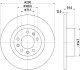 Купити PRO PEUGEOT ДИСК ГАЛЬМIВНИЙ ЗАДНIЙ. 508 2.0 14-18 Peugeot 508 HELLA 8DD 355 132-841 (фото1) підбір по VIN коду, ціна 1957 грн.