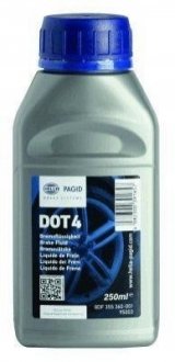 Купить Тормозная жидкость DOT4 (0,25L) HELLA 8DF355360-001 (фото1) подбор по VIN коду, цена 120 грн.