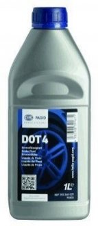 Купить Тормозная жидкость DOT4 (1L) HELLA 8DF355360-021 (фото1) подбор по VIN коду, цена 273 грн.