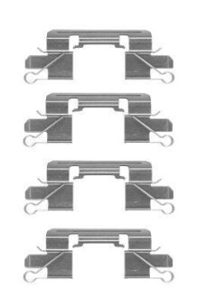 Ремкомплект тормозных колодок Nissan Navara, Mitsubishi L200, Nissan Pathfinder HELLA 8DZ355204941