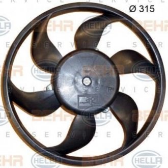 Купить Вентилятор радиатора SAAB 9-3, Opel Vectra HELLA 8EW 351 150-204 (фото1) подбор по VIN коду, цена 4291 грн.