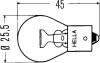 Купити Лампа розжарювання STANDARD P21W, BA 15 s, 12 V (к-кт 2шт) Renault Megane, BMW E21, E30, Suzuki Swift, BMW E36, Ford C-Max, Alfa Romeo 33, 75, Volkswagen Passat, BMW E12, E28, E34 HELLA 8GA 002 073-123 (фото2) підбір по VIN коду, ціна 66 грн.